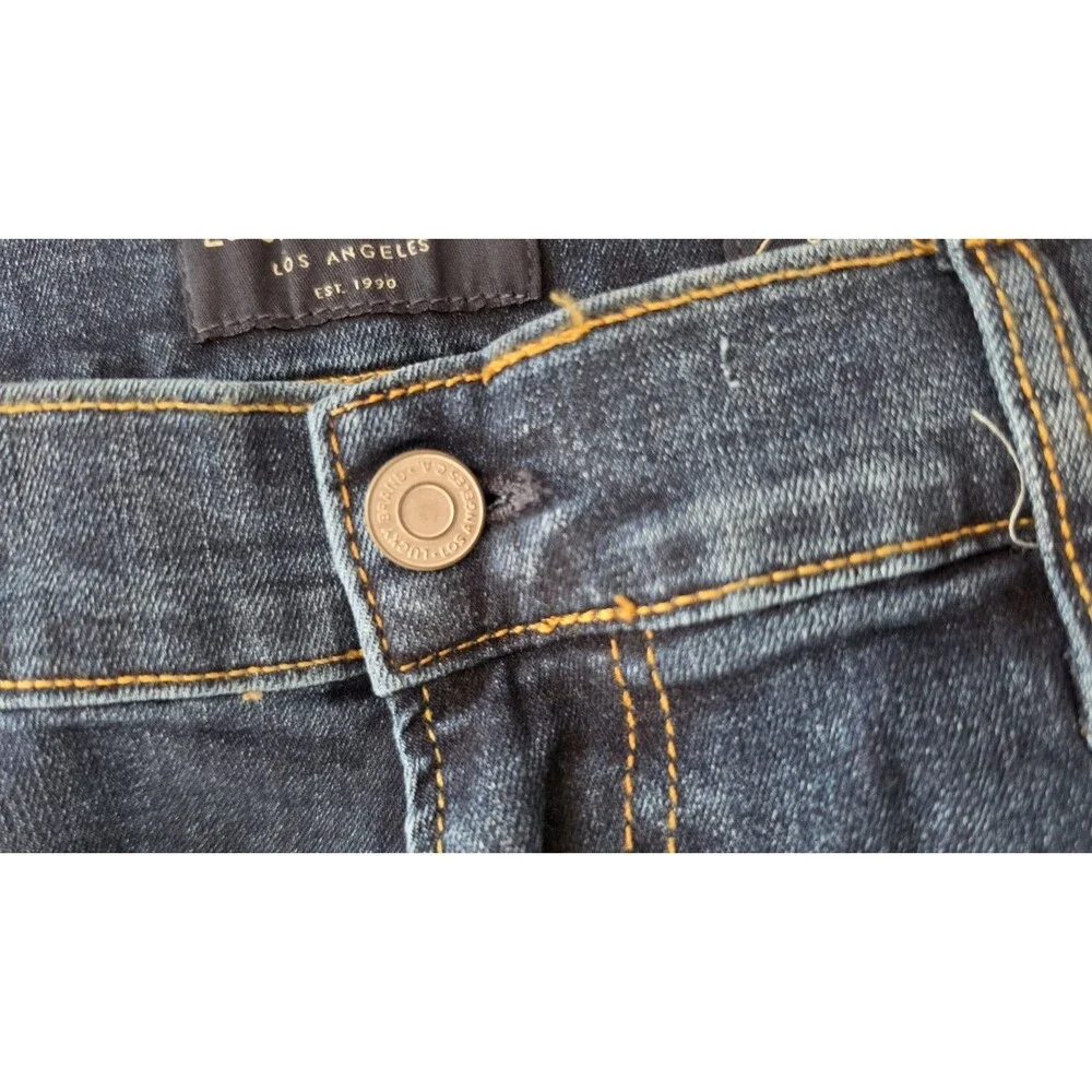 NWT Lucky Brand 410 Athletic Straight Fit Jeans Men’s 38x32 Blue Stretch Denim